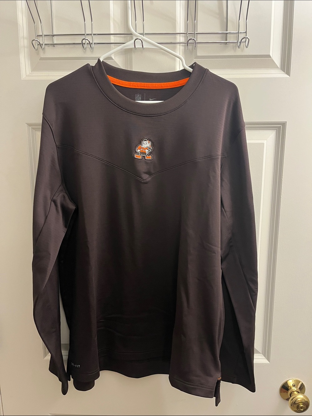Nike Dri-FIT Sideline Pullover L/S Shirt Cleveland Browns - L